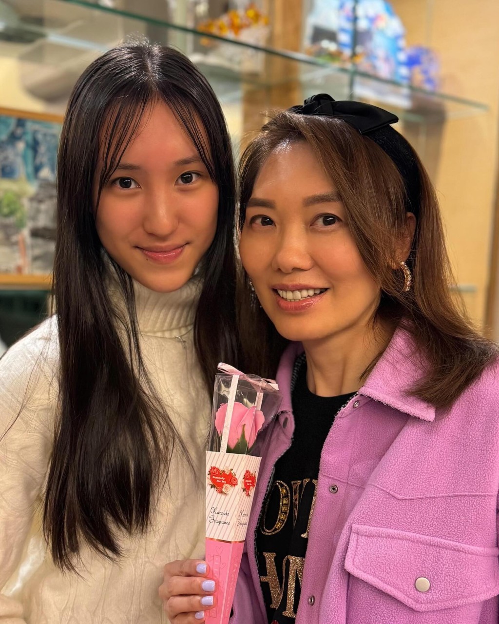 郭可盈女兒與姨媽感情深厚。