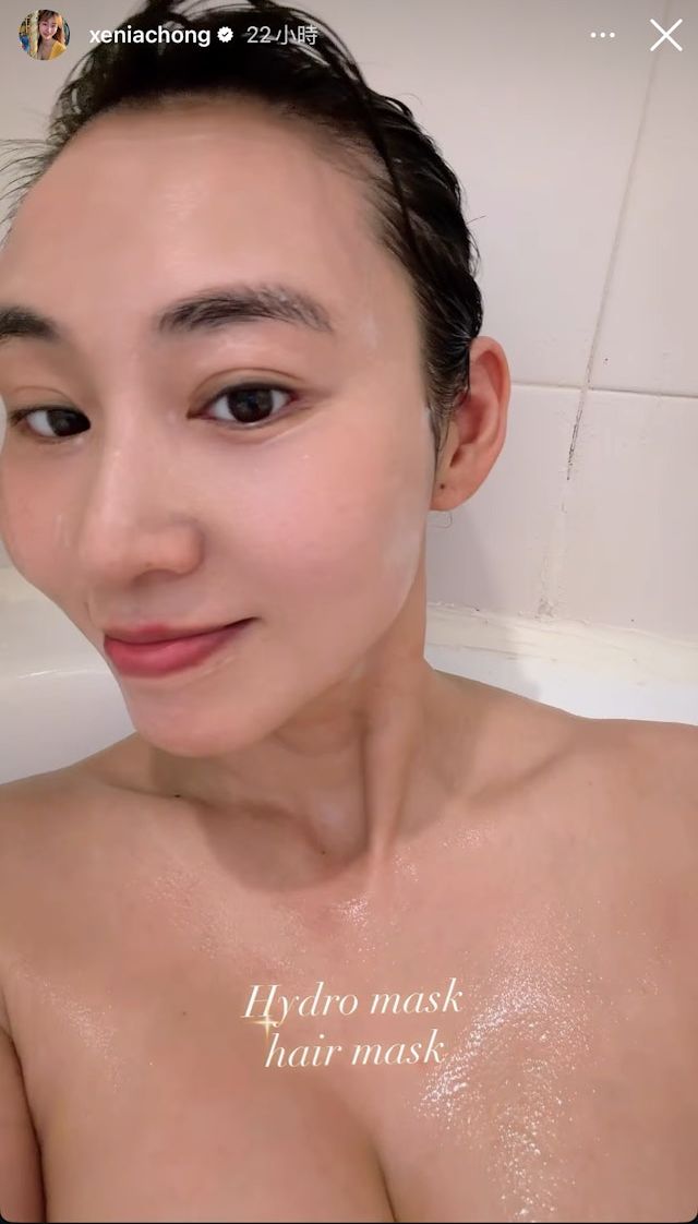 莊韻澄隨著動作令身材曲線浮現。