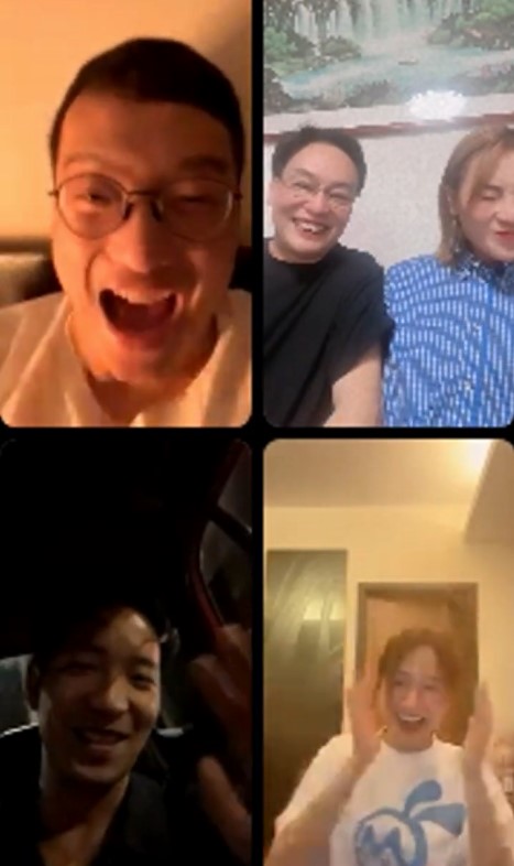 Matthew與關爸爸首次在網上見面。