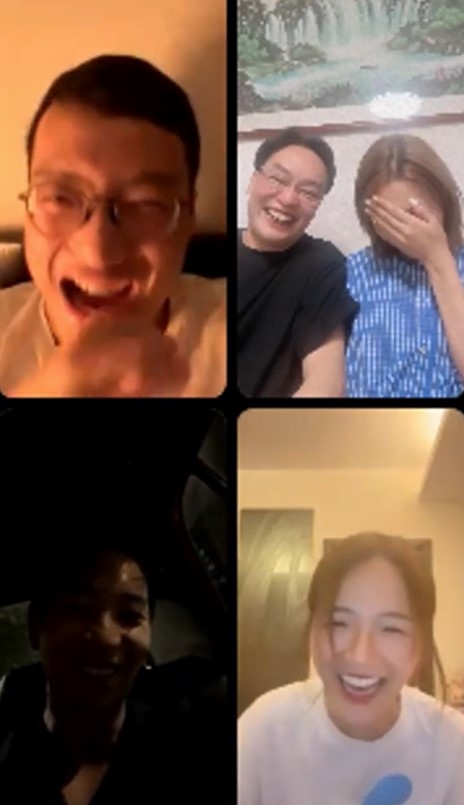 Matthew表現緊張,關爸爸則顯得大方。