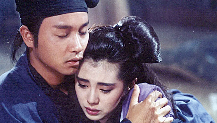 王祖賢與張國榮合作《倩女幽魂》成為影壇經典。網上圖片