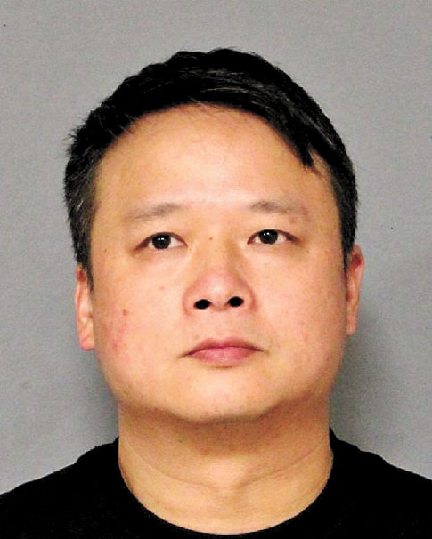 被捕的蔣標迪。