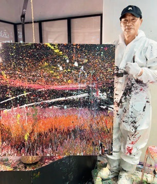 任達華的藝術之路始於模特兒，進而結合演藝、攝影與繪畫，過程並非坦途。