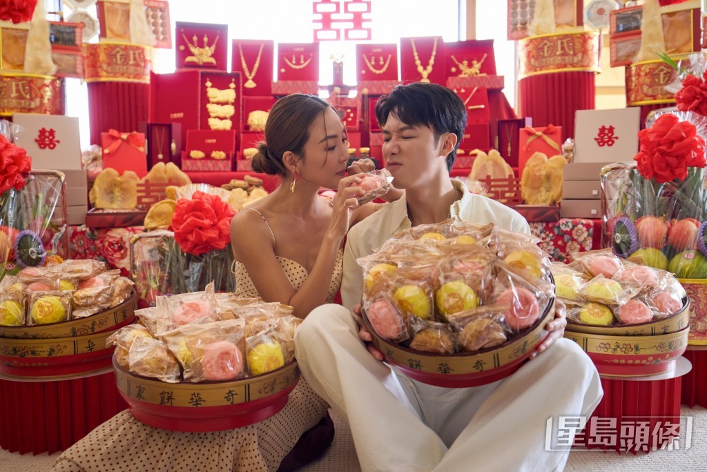 「大表哥」邱士縉與未婚妻李炘頤日前進行過大禮儀式。