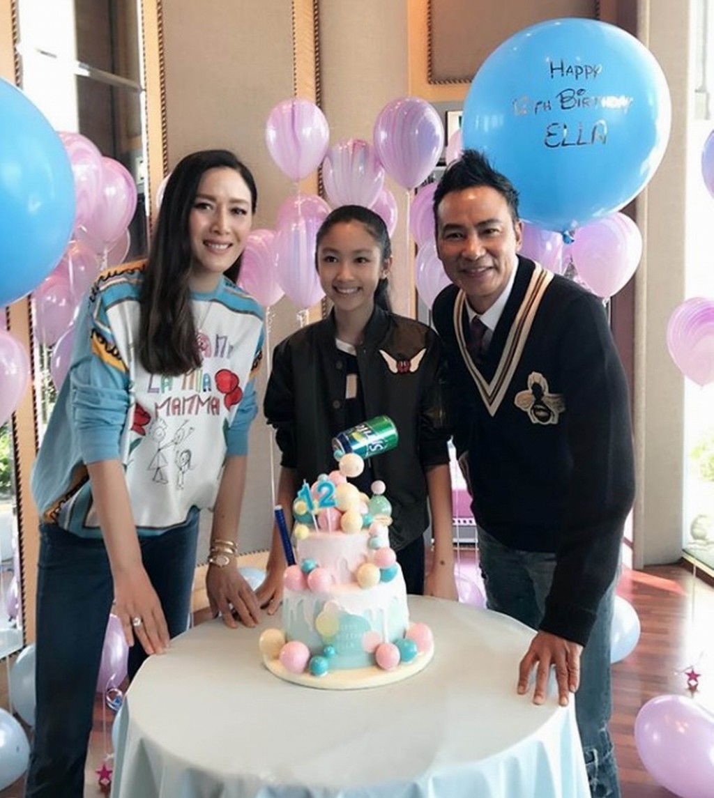任達華與琦琦非常疼愛女兒任晴佳。