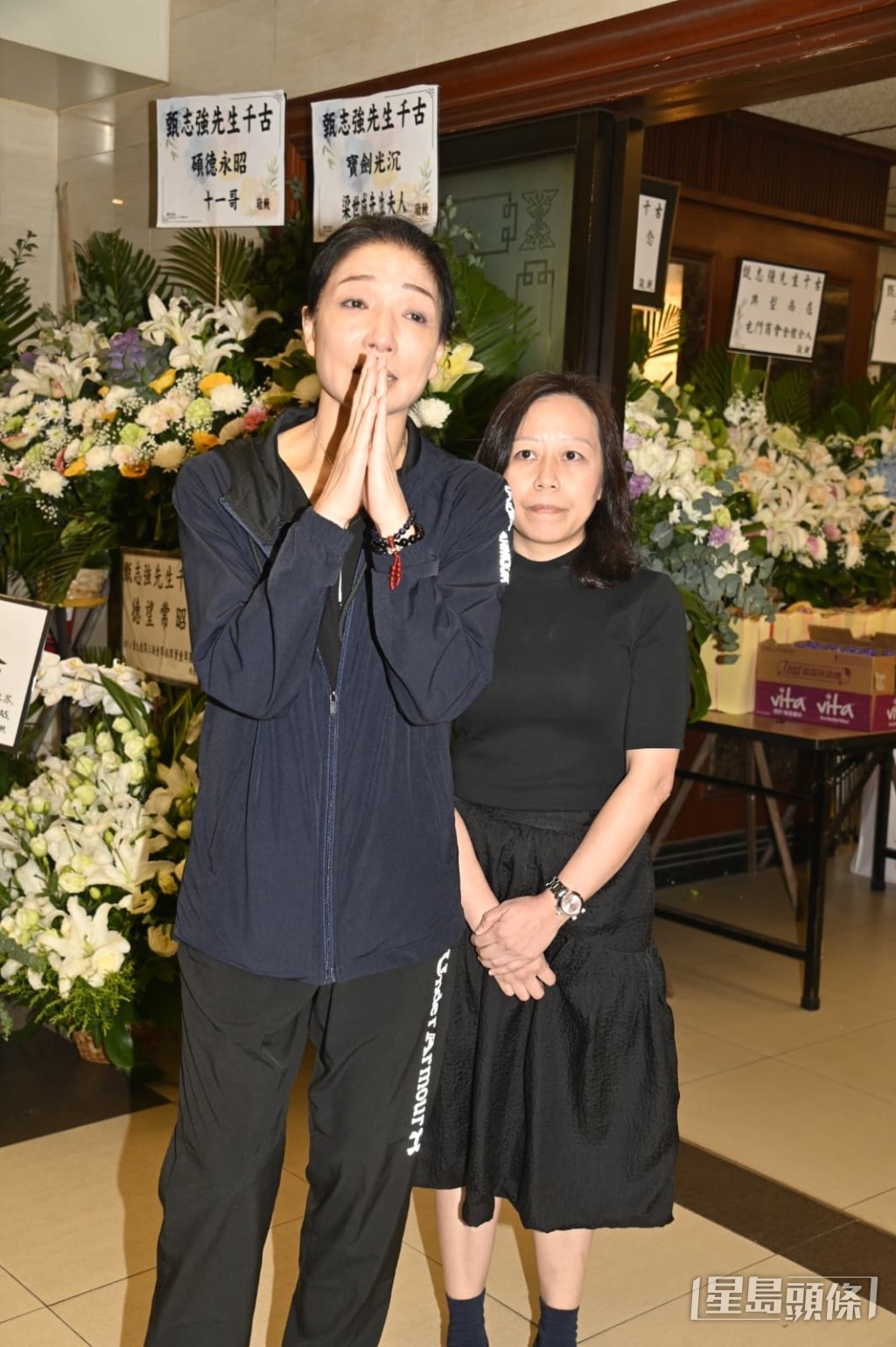 方心媛透露丈夫甄志強的遺體已經火化。