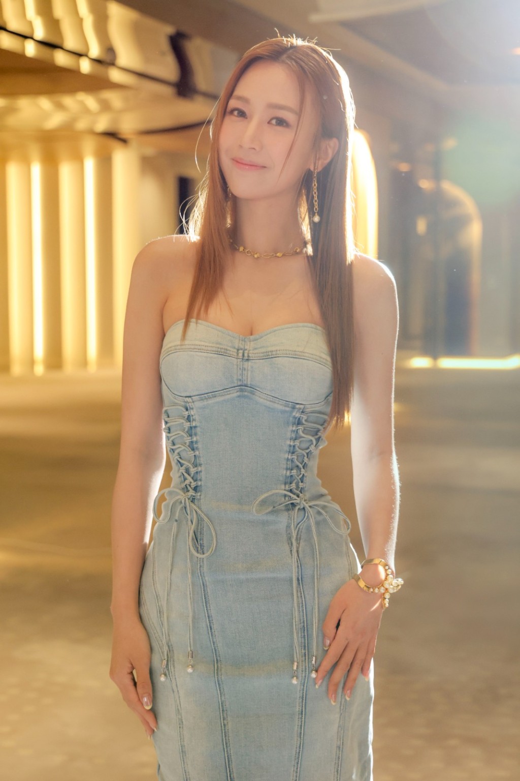 Roxanne造型充滿仙氣。
