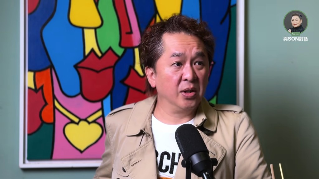 鄧兆尊平靜告知母親已離世,展現良好修養。