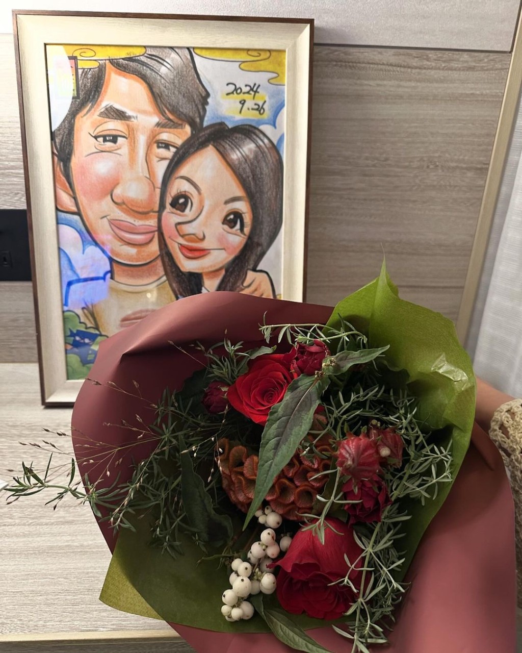 陳煒每年結婚紀念日都會收到老公陳國強的禮物。