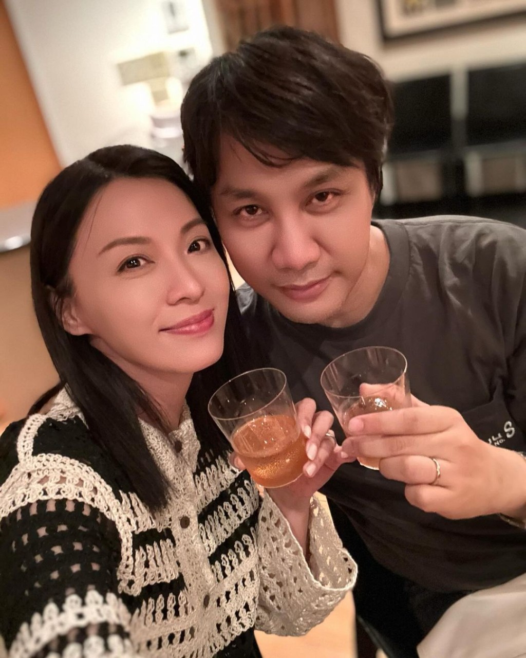 陳煒再婚後不時分享幸福生活。