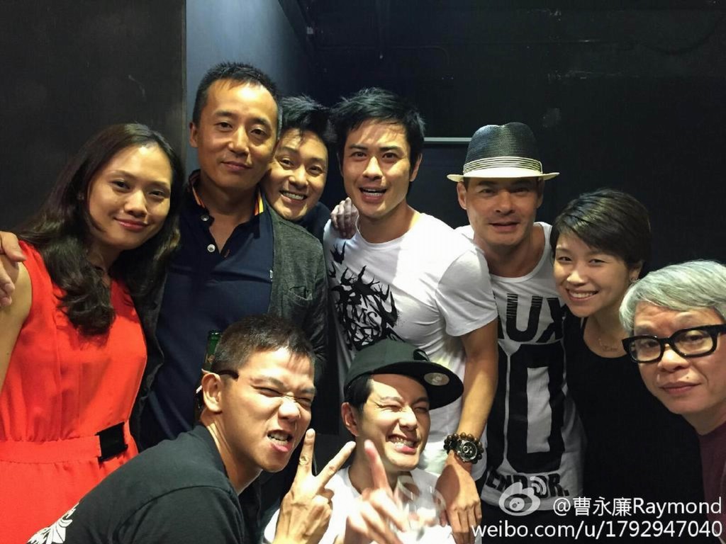 莫家堯（後左二）曾出席曹永廉（後左三）的50歲生日飯局。