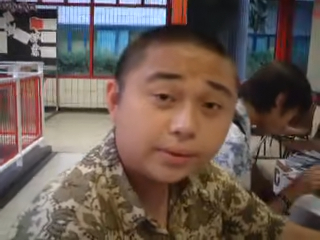 林盛斌在大學時期身形已相當肥胖。