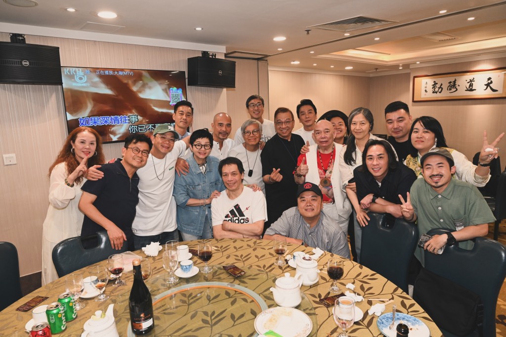 《少林足球》的台前幕後人員難得濟濟一堂。