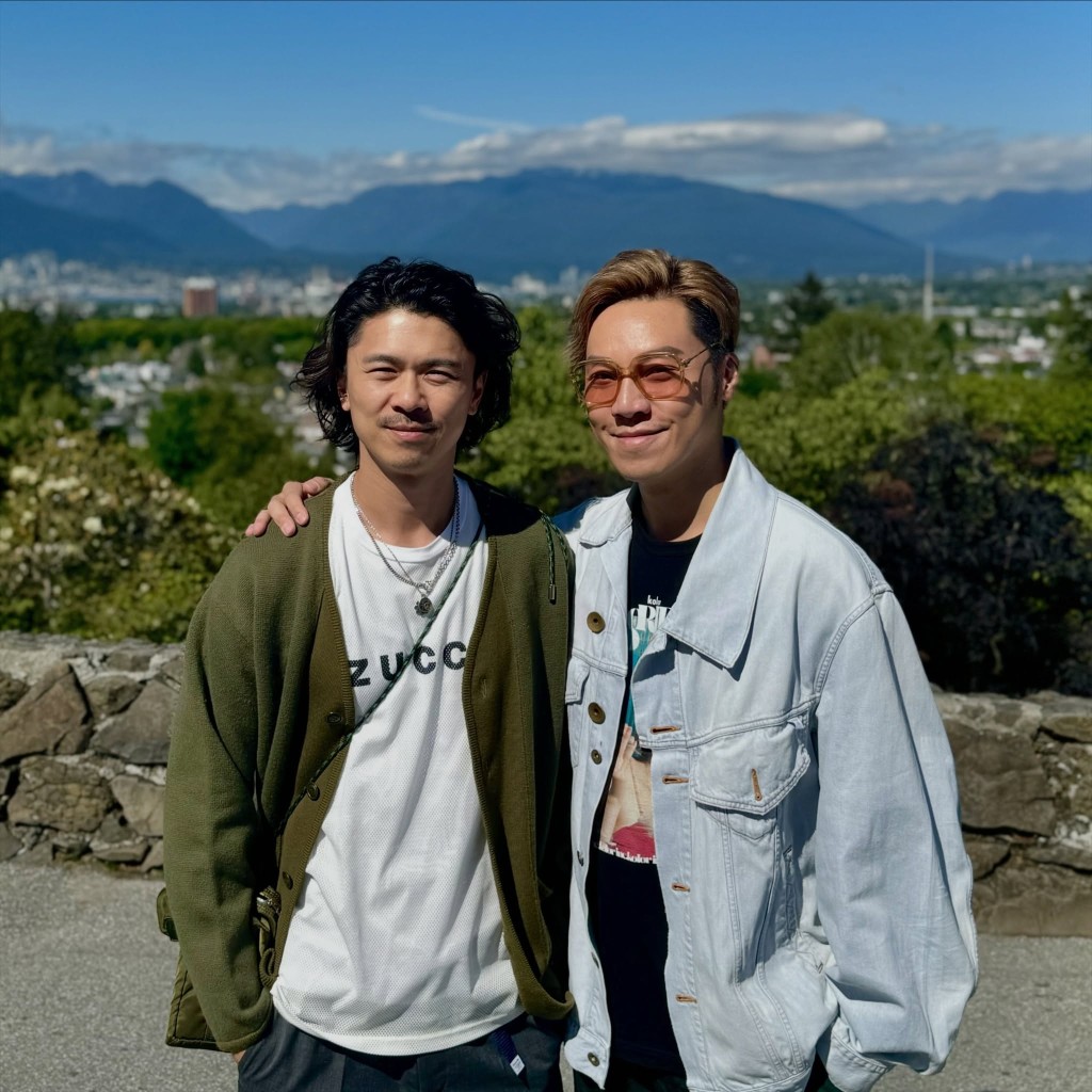 王賢誌（右）表示若自己先離世，資產會留給同性伴侶周思聰（Kevin）。