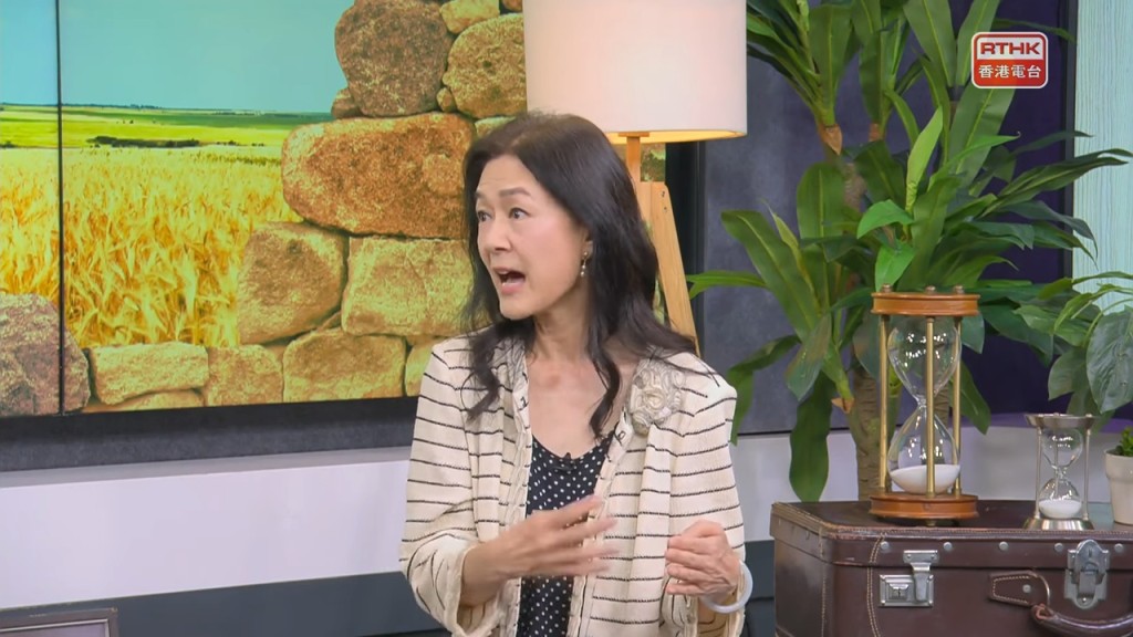 潘芳芳早前亮相港台節目《香江暖流》接受訪問。