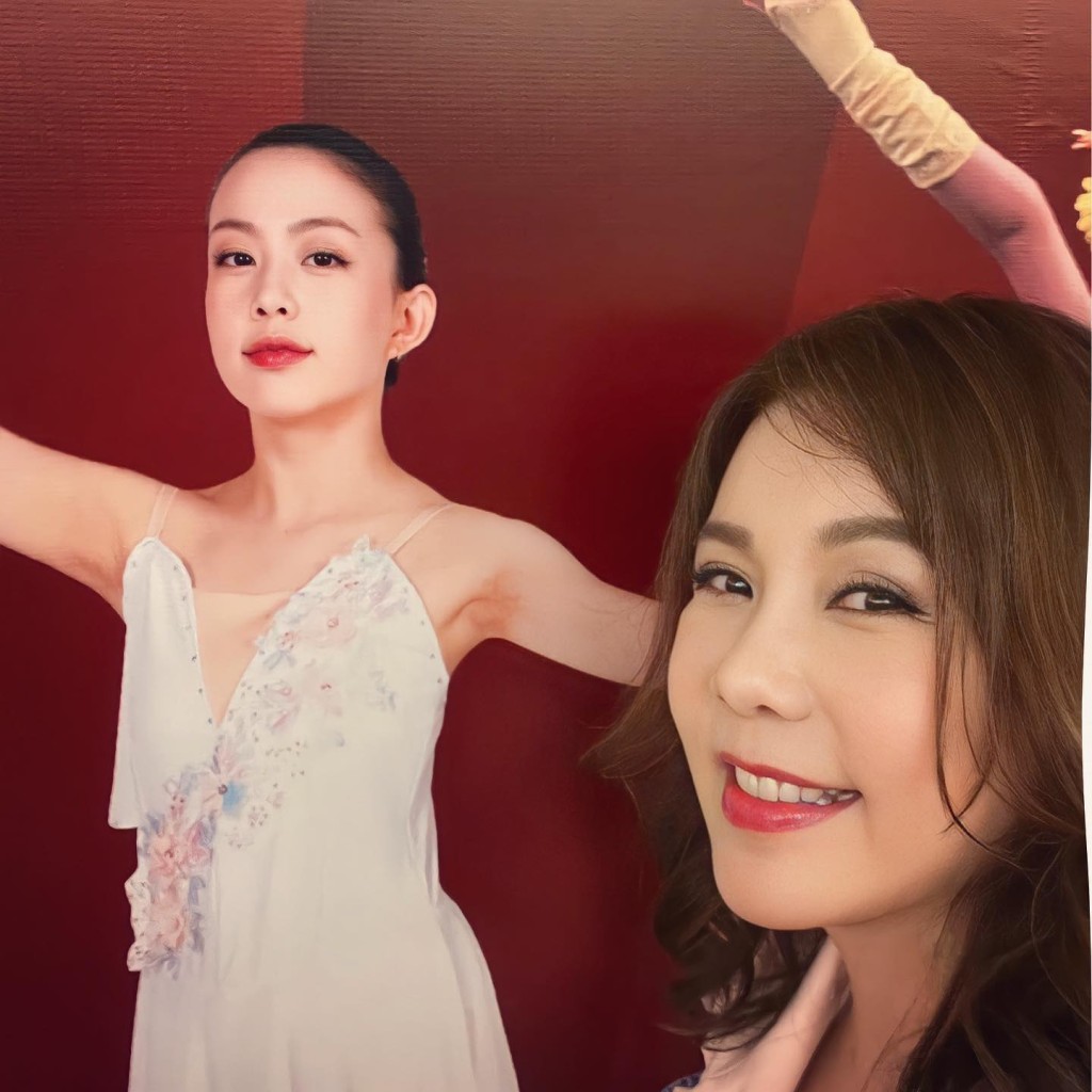 劉美娟的女兒學習芭蕾舞多年。