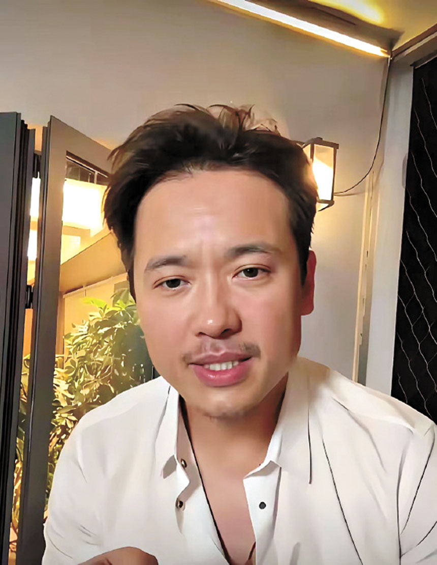高雲翔回應直播帶貨 。網上圖片