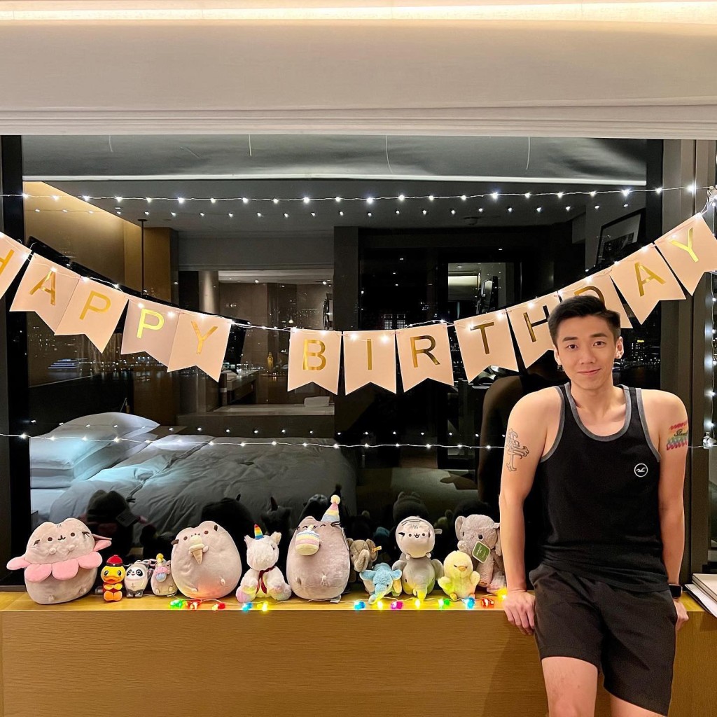 陳書君的社交平台上有不少慶祝生日的照片。