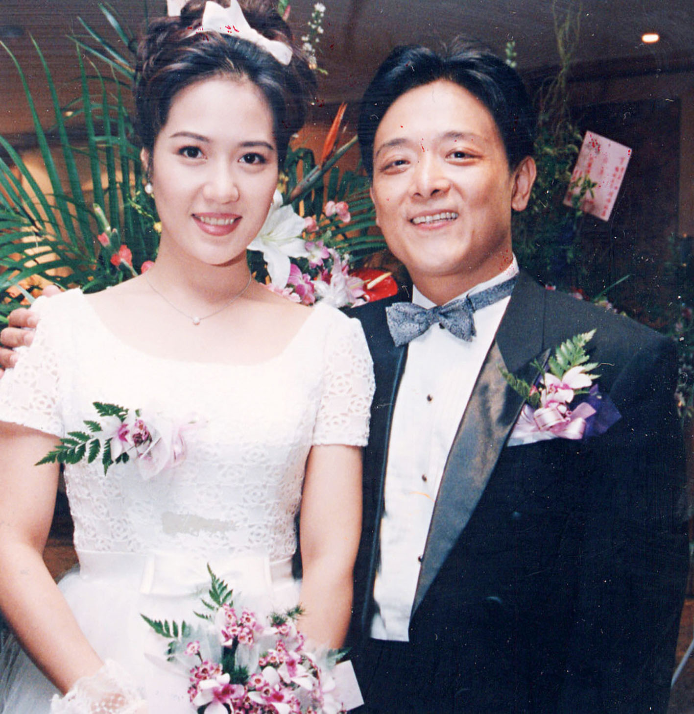 林姿佑（左）、小亮哥結婚至今30年。網上圖片