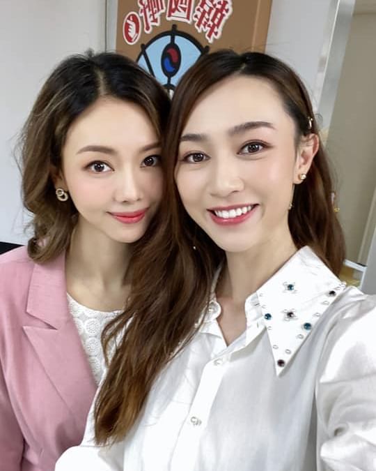陳熹潼與《法言人》中的「姊妹」黃嘉雯。