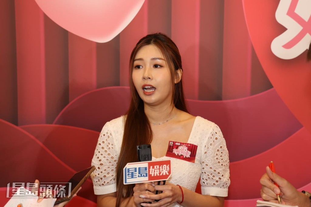 李芷晴今日現身主持節目《女神配對計劃2》的宣傳活動。