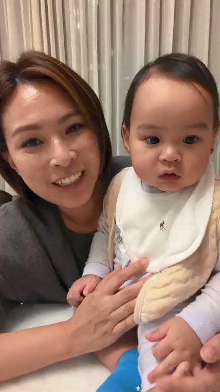 幼子Aten將於今年2月迎來一歲生日,朱慧敏表示會為兒子舉辦生日會。