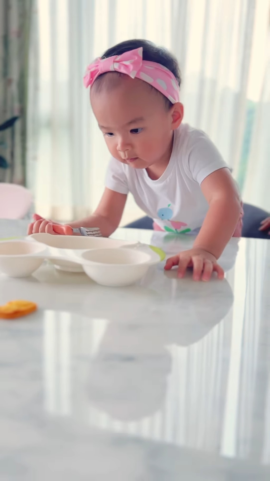 她立即想試食。