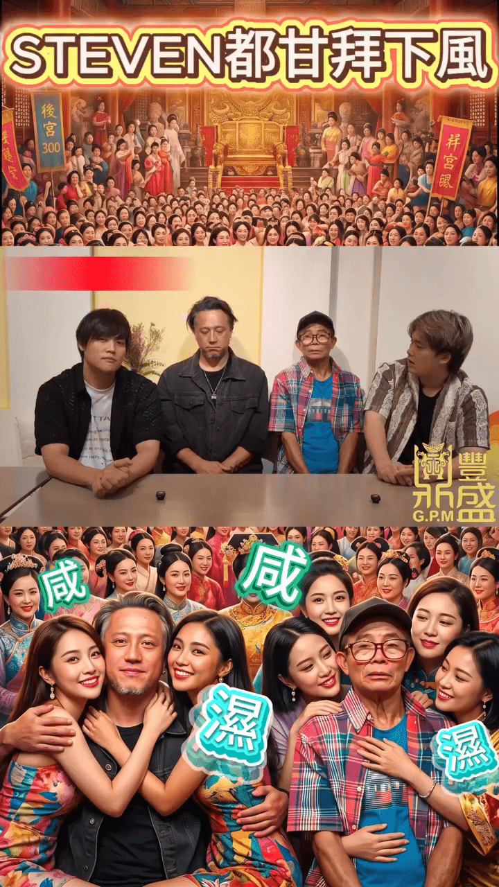 網台節目「鼎豐盛」曾邀請梅啟明(右二)與張致恒(左二)同場對談,被戲稱為「世紀會面」。