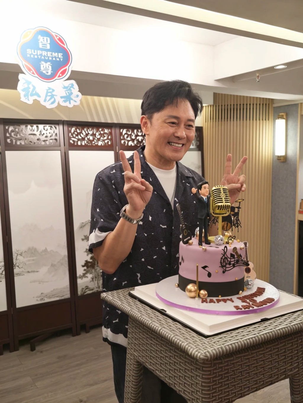 曹永廉與內地粉絲提早共慶生日。
