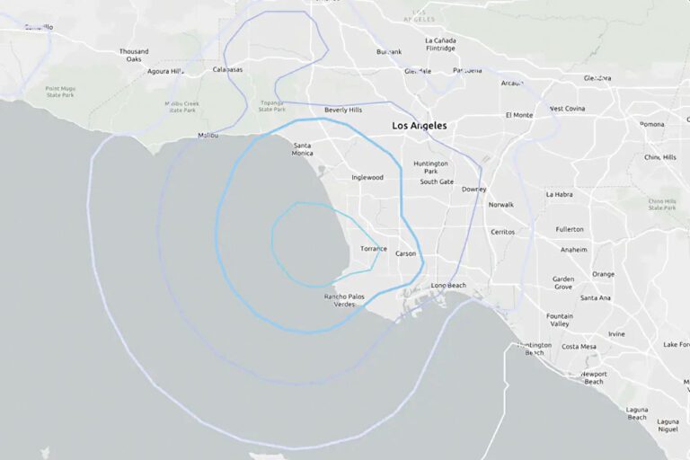 洛杉磯南灣地區周日早上發生一場3.6級的地震。USGS