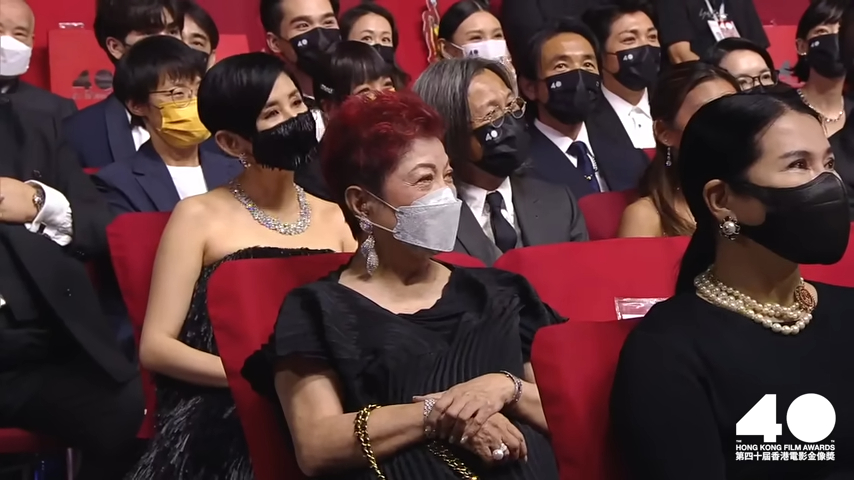 許冠文的太太一直在背後默默支持他。