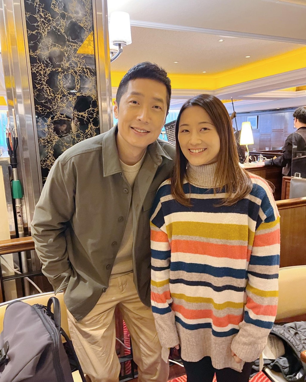 陳蒨葶妹妹收藏了許多與明星的合照。
