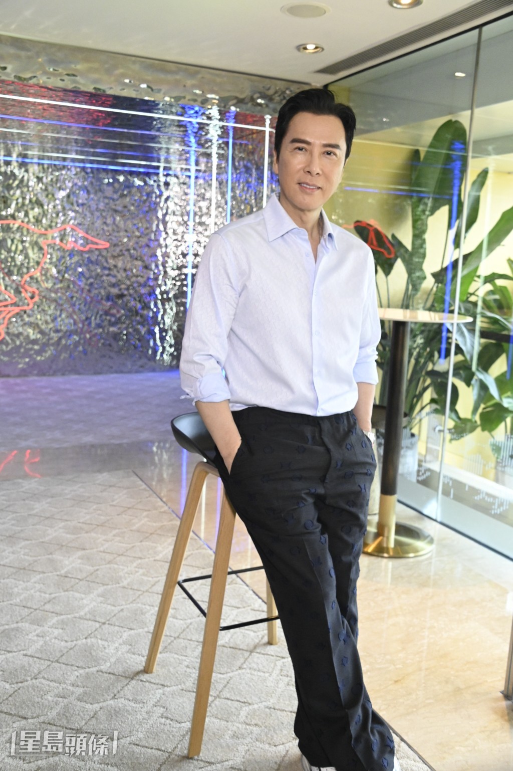 呂良偉在訪問中大讚導演甄子丹非常有水準。