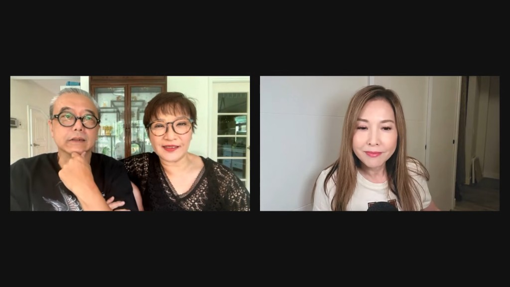 張錦程在直播中被問及與前妻張延的緣份。