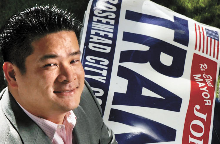 前柔似蜜市長陳奕泉因妨礙證人作證而被判處聯邦監禁。洛杉磯時報