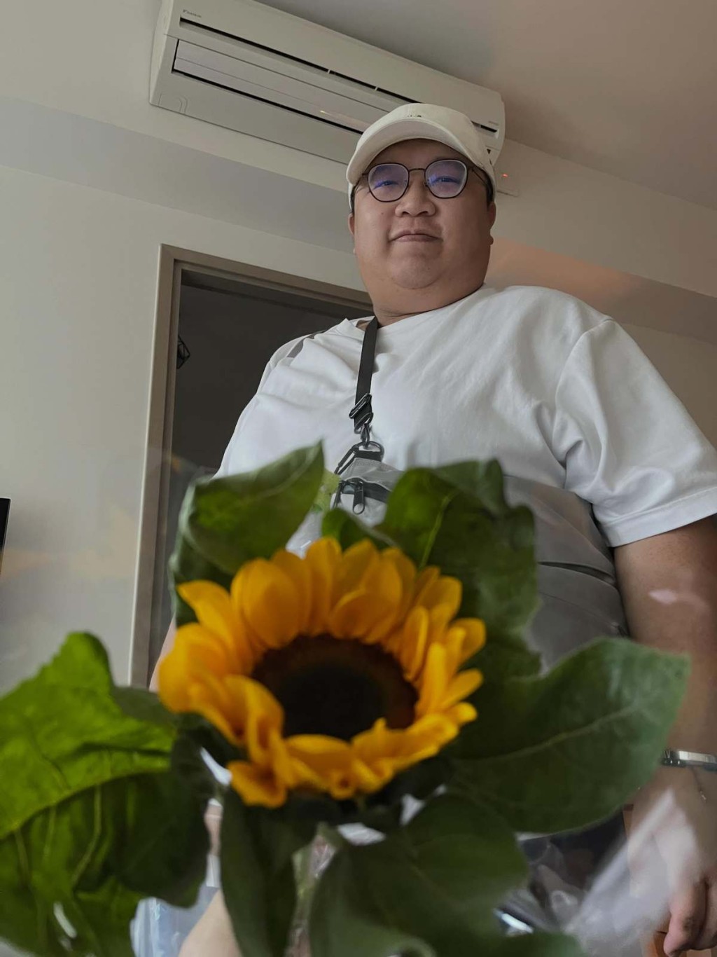 肥豪過去一年與阿寶一同對抗癌魔。