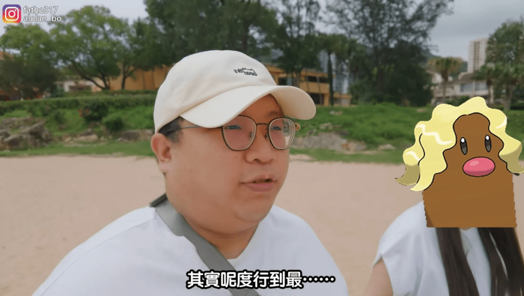 肥豪希望透過拍片哄阿寶開心。