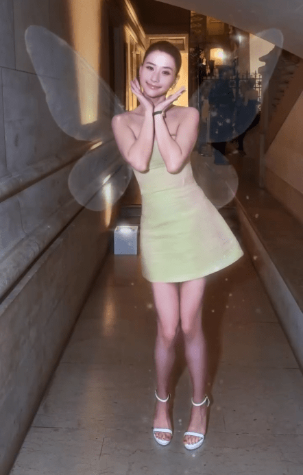 何超蓮造型可愛兼帶性感。