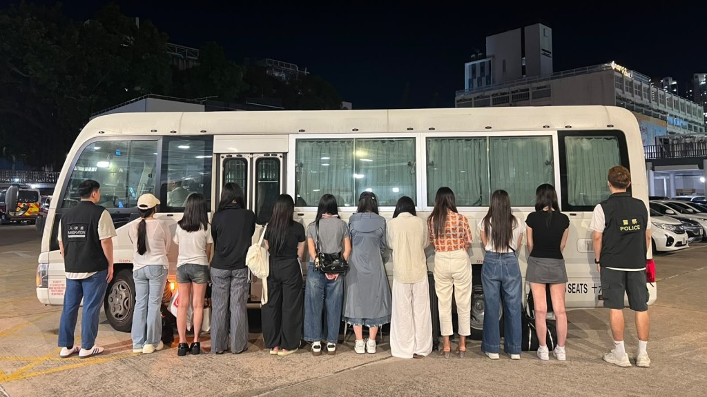 元朗跨部門聯合行動 打擊非法賣淫活動拘22人
