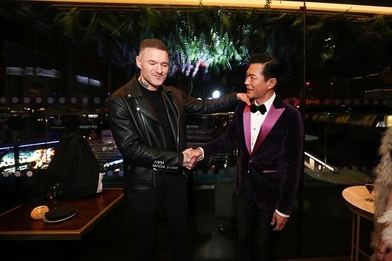 占士丁丁曾因工作見過不少香港名人明星，當中包括古天樂。