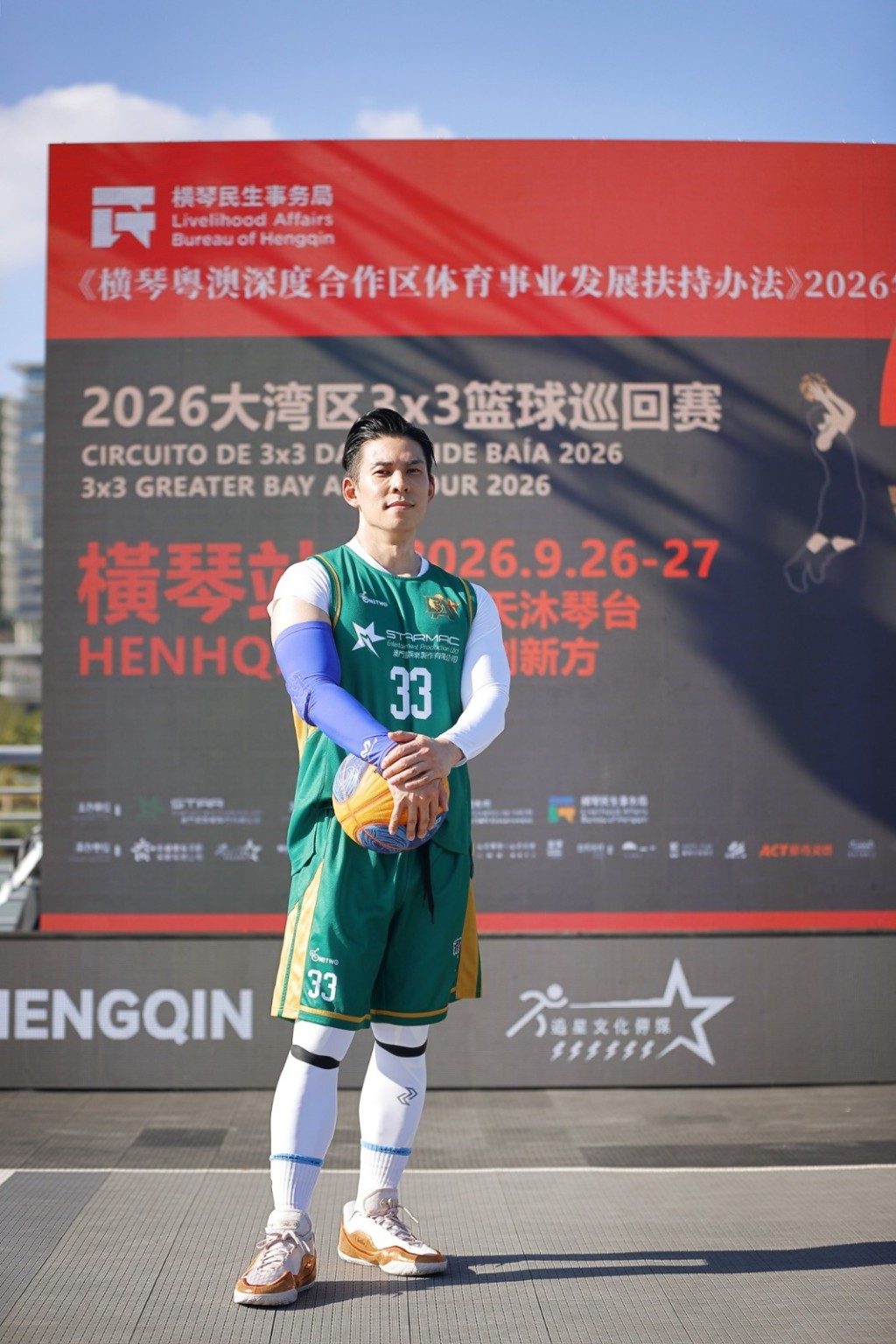 江梓瑋分享參與3x3籃球賽的體驗，認為難度更高。
