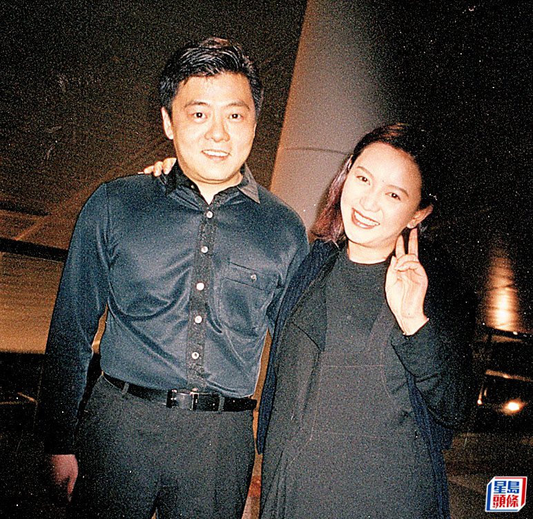 曾華倩於1996年嫁給拍拖三年多的富商林肇基(左),惜婚姻只維持了6年。