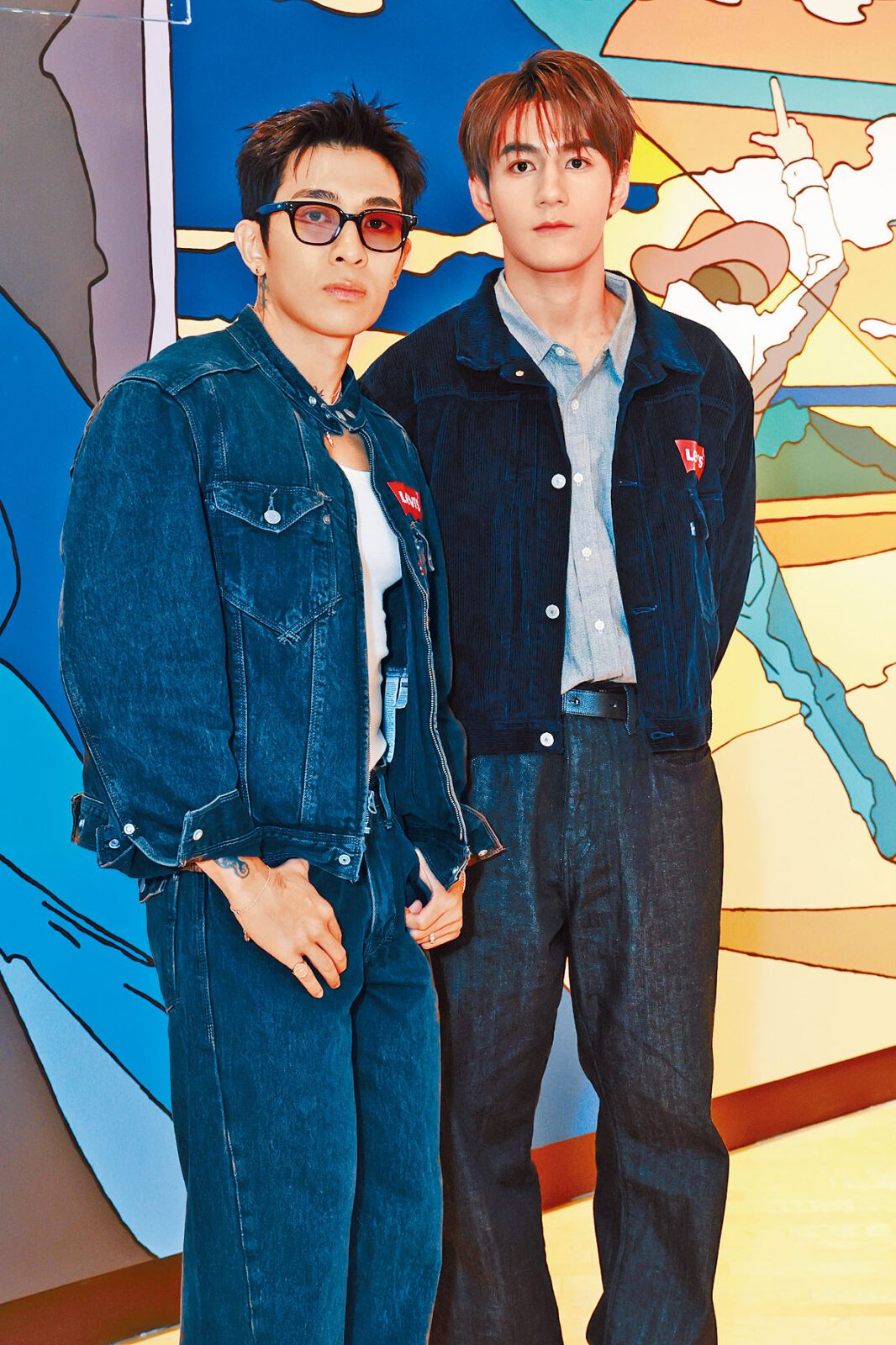 Tyson(左)、Jeffrey老友做鄰居,活動上搞笑互窒。