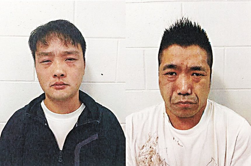 徐大龍和鄭雄。威爾頓警察局提供
