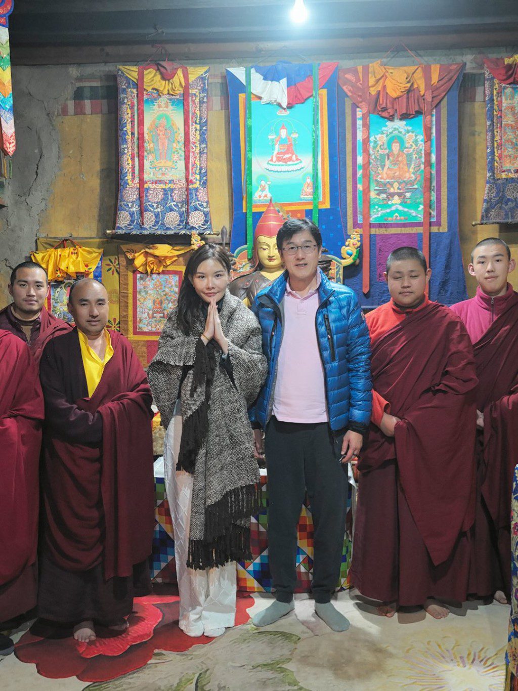 兩人在不丹進行了一次深度的文化體驗之旅。