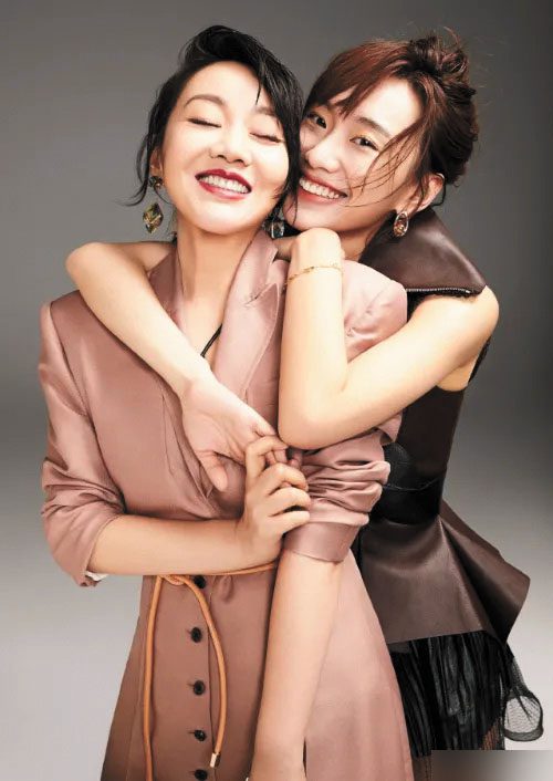 ■閆妮的女兒也很支持她談戀愛。網上圖片