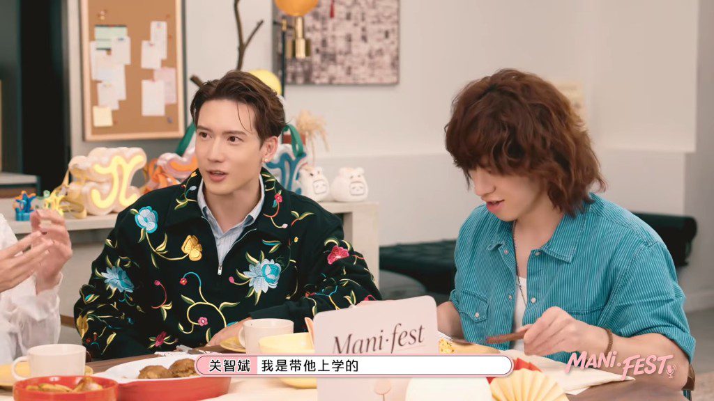 被揭發曾「扮表哥」的Kenny，只能一臉無奈地苦笑承認，場面有趣。
