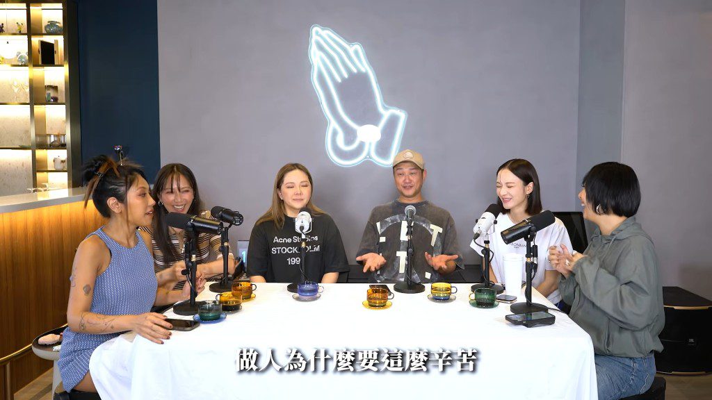 吳浩康在節目中憶述經歷人生低潮時的辛酸,引起在場主持共鳴。(節目截圖:《Better Together Hong Kong》)