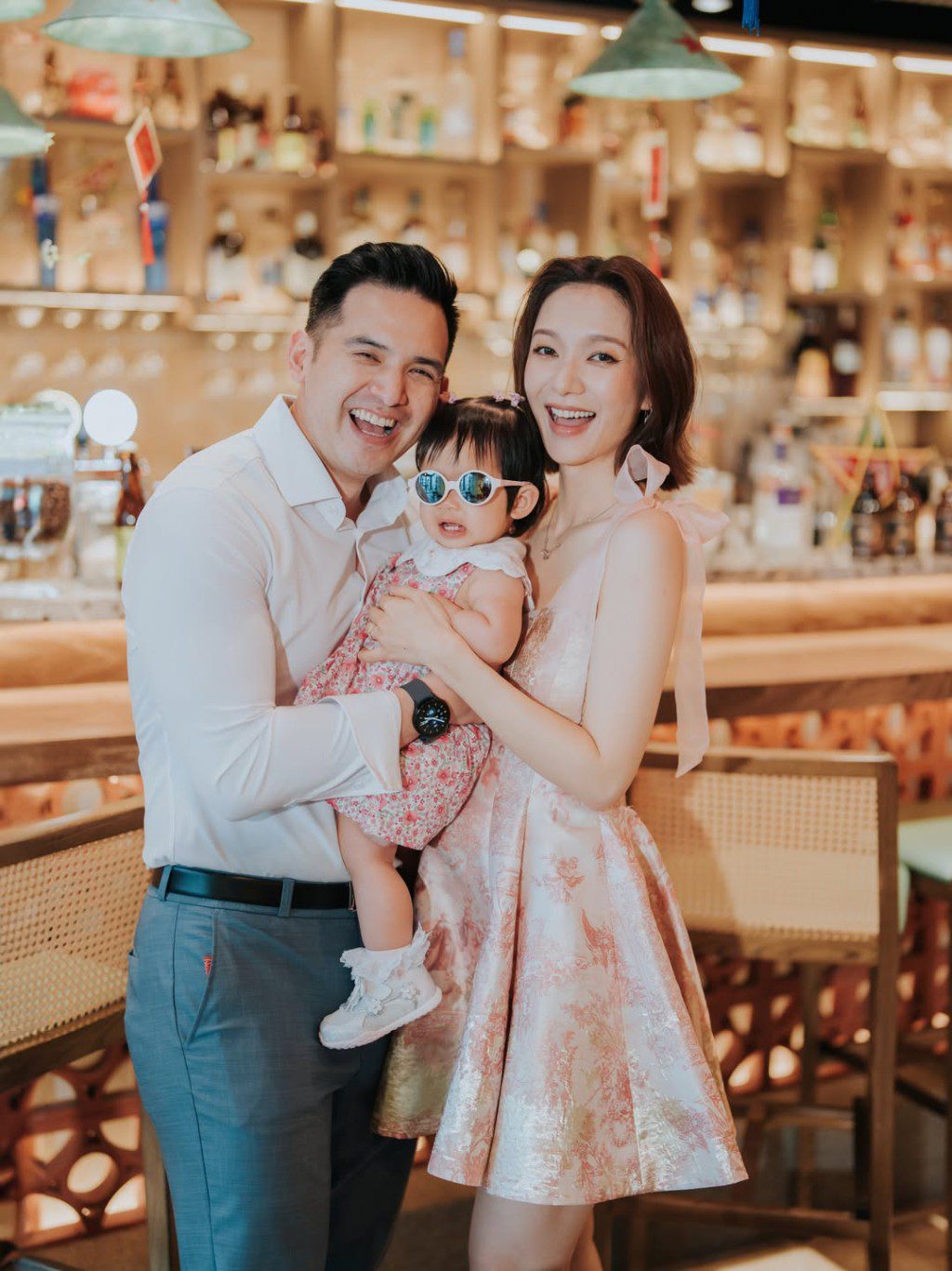 王君馨與丈夫育有女兒Audrey,並正懷著第二胎。
