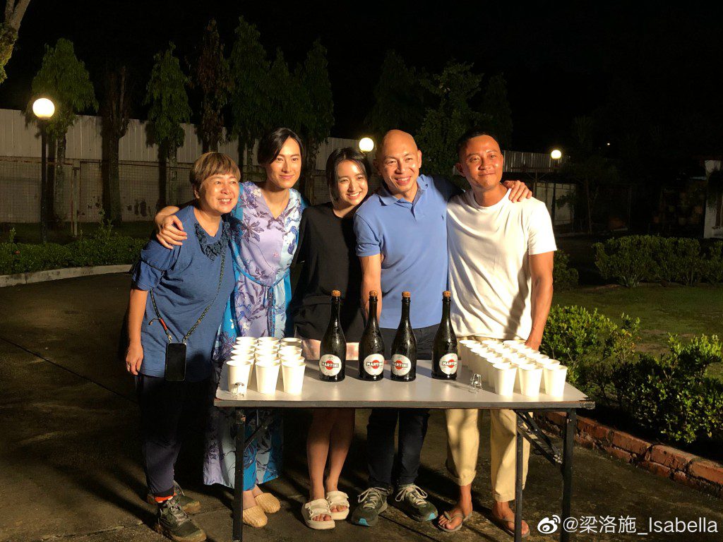 梁洛施近年曾演出電影《爆裂點》。